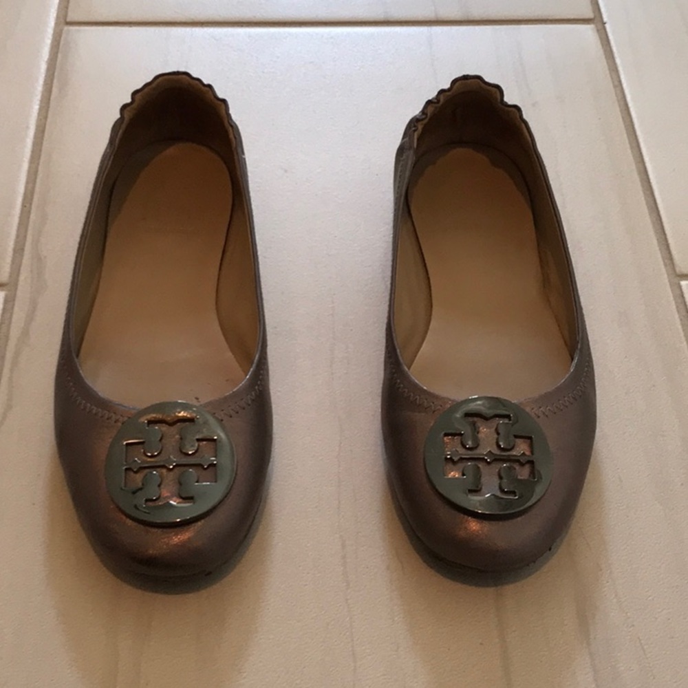 COPY - Tory Burch grey flats